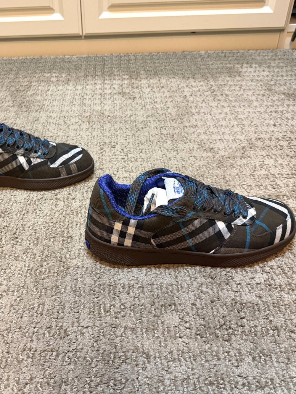 Burberry - Check Terrace Sneakers - Men's Size 44.5 - Picture 9 of 15